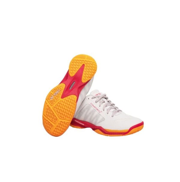 Кроссовки для бадминтона Yonex Comfort Z3 Women Off White/Red — изображение 4