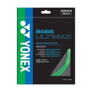 Перетяжка ракетки струной Yonex BG66 Ultimax