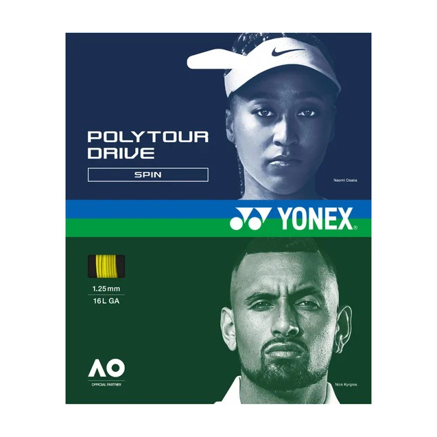 Перетяжка теннисной ракетки струной Yonex Polytour Drive 125 — изображение 2
